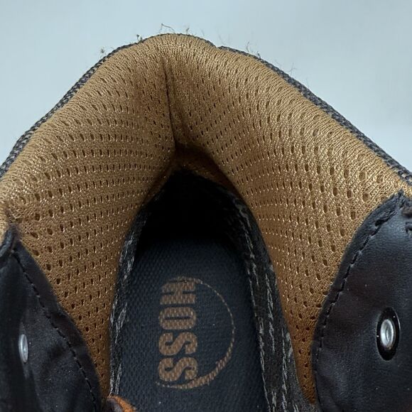 HOSS Hudson Composite Toe Work Boots Mens 9 Brown Leather Insulated Waterproof - Picture 13 of 16